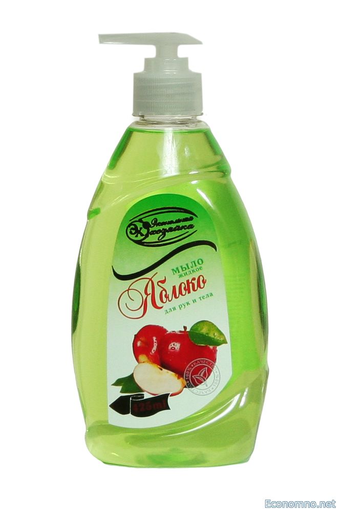 Мыло жидкое с дозатором ЯБЛОКО