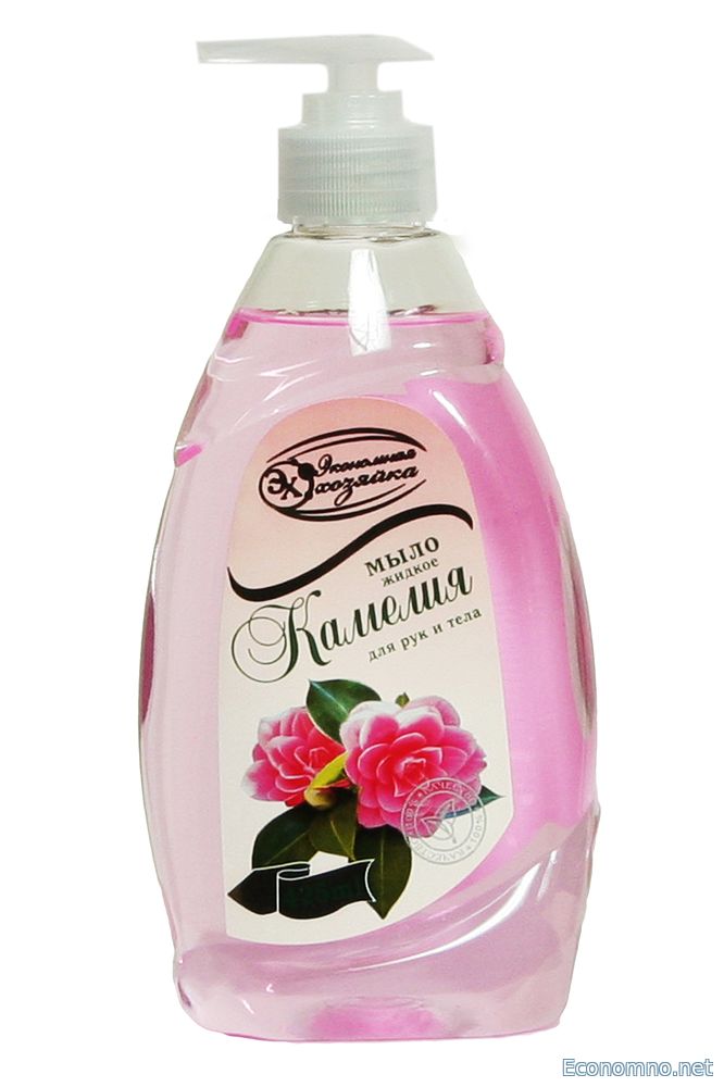 Мыло жидкое с дозатором КАМЕЛИЯ